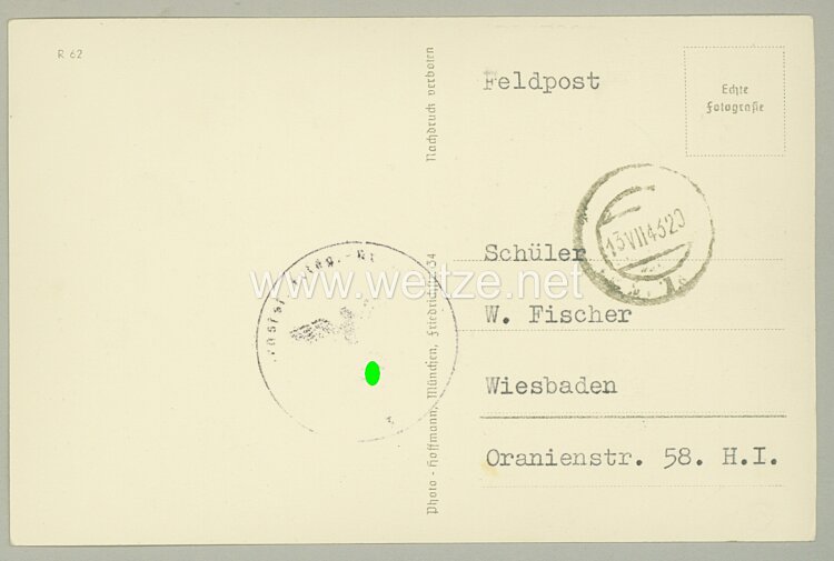 Luftwaffe - Faksimileunterschrift von Ritterkreuzträger General der Flieger Otto Deßloch Bild 2