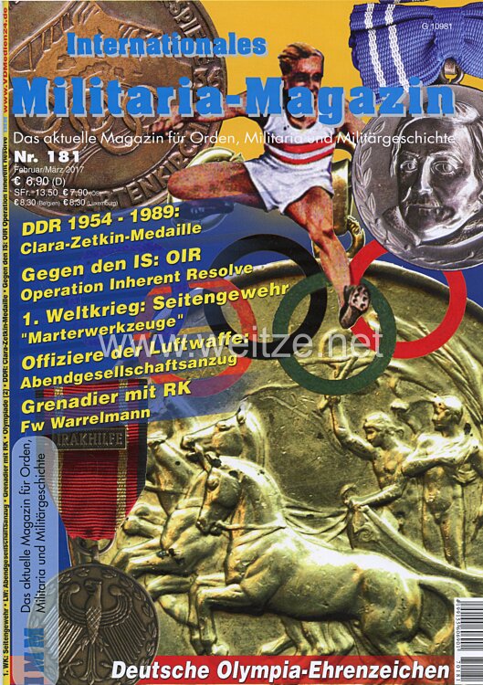 IMM Internationales Militaria-Magazin - Das aktuelle Magazin für Orden, Militaria und Militärgeschichte: