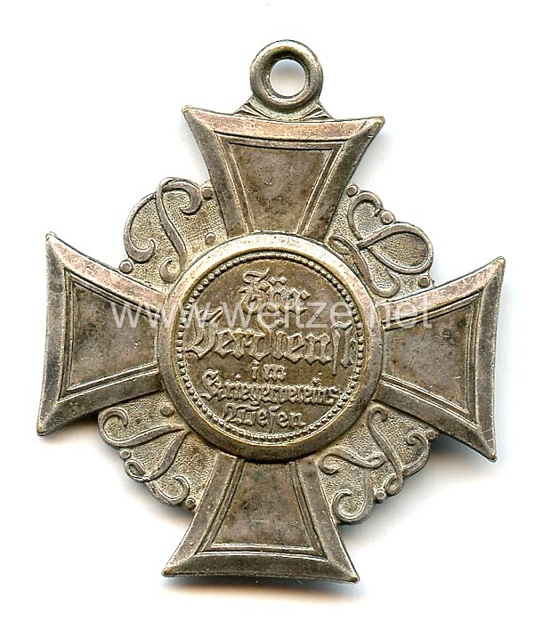 Preußischer Landeskriegerverband Kriegerverein-Ehrenkreuz 2. Klasse " Für Verdienst im Kriegervereinswesen "  Bild 2