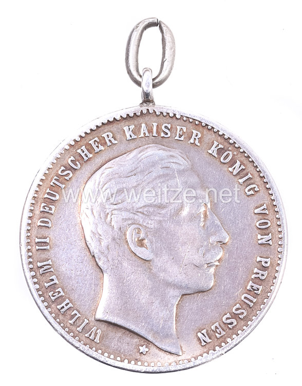 Preussen Schießpreismedaille "II. Schießpreis 1910 - Jäger-Regiment zu Pferde Nr. 5"