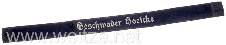 Luftwaffe Ärmelband "Geschwader Boelcke" für Offiziere Bild 2