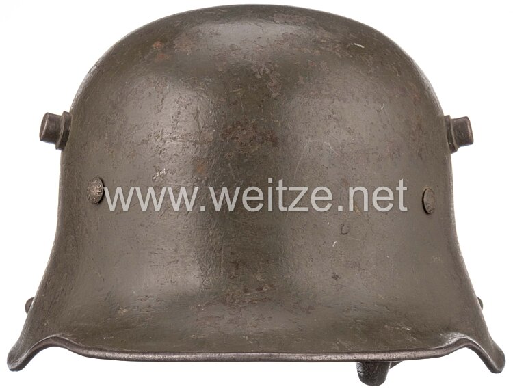 Deutsche Reich 1. Weltkrieg Stahlhelm M 1916 - Amerikanisches Beutestück von 1918 Bild 2