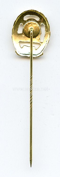 Reichssportabzeichen DRL in Gold Miniatur - Ausführung 1957 Bild 2