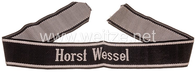 Waffen-SS Ärmelband für Mannschaften der 18. SS-Freiwilligen-Panzergrenadier-Division „Horst Wessel“