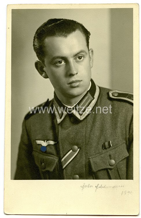 Wehrmacht Heer Portraitfoto, Unteroffizier