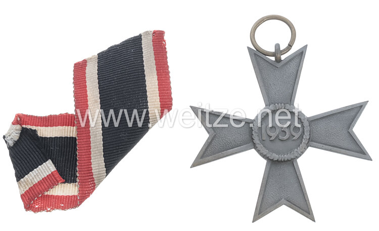 Kriegsverdienstkreuz ohne Schwertern 1939 2. Klasse -Julius Maurer Oberstein Bild 2