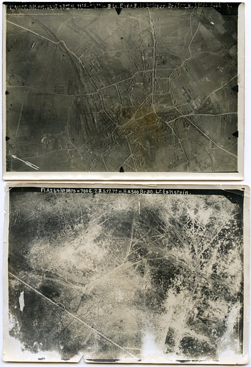 Erster Weltkrieg Luftaufnahmen
