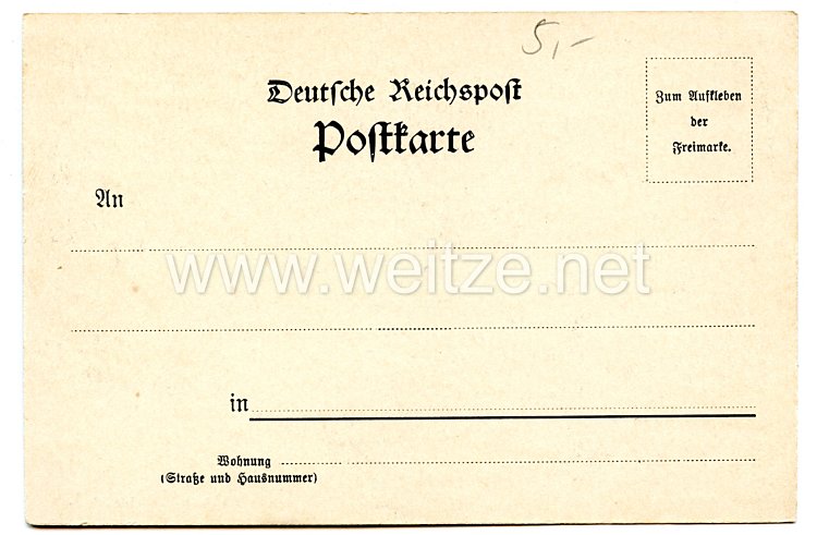 Deutsches Reich 1871-1918 Postkarte "Gruss aus Berlin Fahnencompagnie" Bild 2