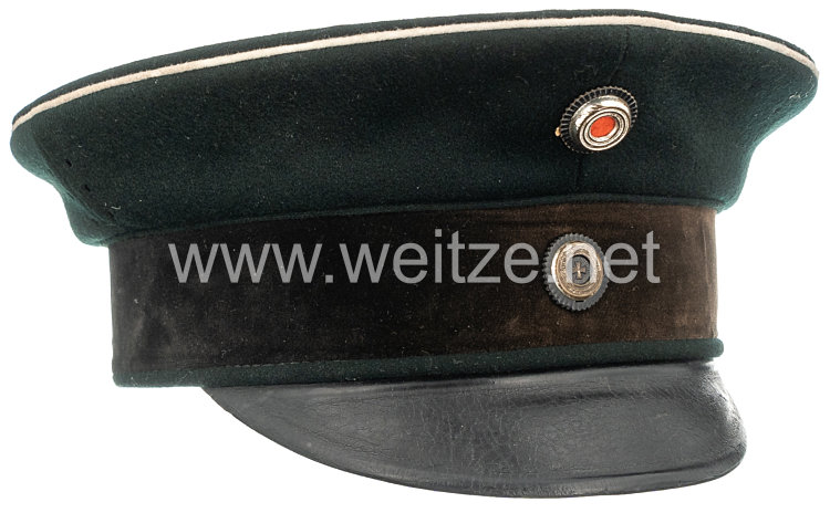 Preußen Schirmmütze für einen Offizier des Garde-Schützen-Landwehr-Bataillons