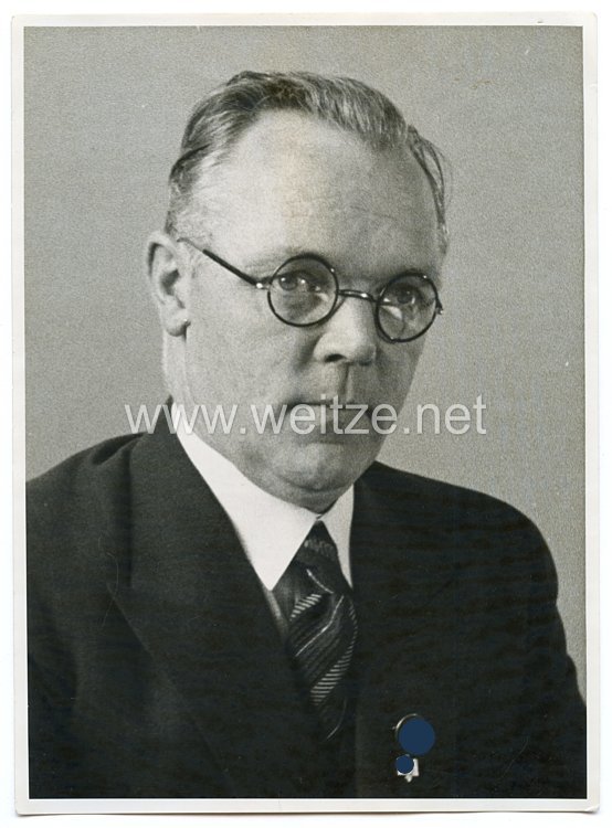 III.Reich Pressefoto, Leiter des Deutschen Reichsbundes Guido von Mengden 