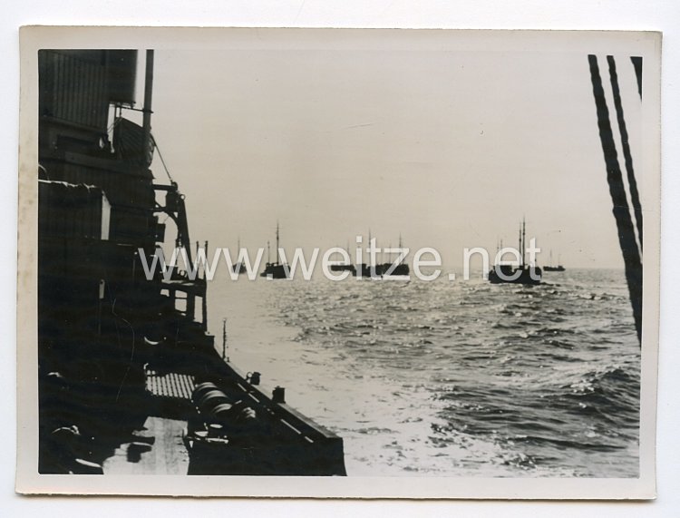 Kriegsmarine Pressefoto: Auf Minensuchfahrt 21.10.1940