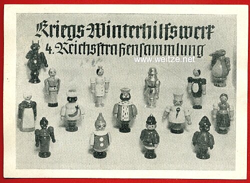 III. Reich - Propaganda-Postkarte " WHW - Blockadekrieg der Hitler-Jugend "