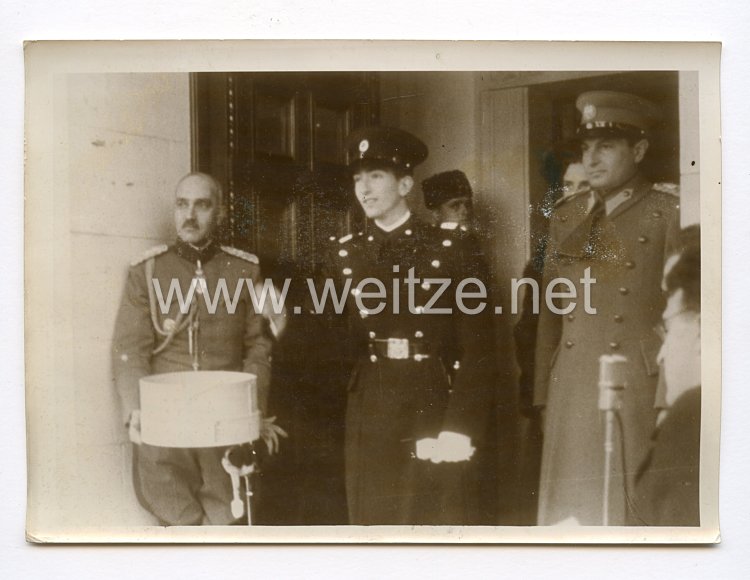 III. Reich Pressefoto. König Peter bei der jugoslawischen Weihnachtsfeiern. 10.01.1940.