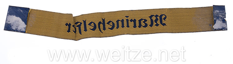 Kriegsmarine Ärmelband "Marinehelfer"  Bild 2