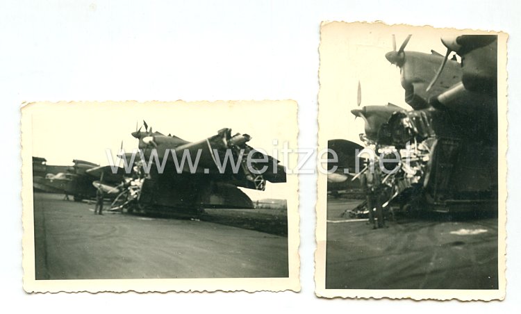 Luftwaffe Fotos, zerstörter Blohm & Voss 138 Flugboot