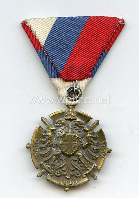 Königreich Serbien Kriegsehrenkreuz 1915-1918 Bild 2