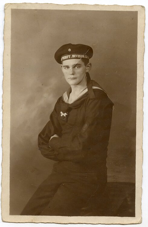 1.Weltkrieg Foto: Angehöriger der Werft.Division.II der Kaiserlichen Marine