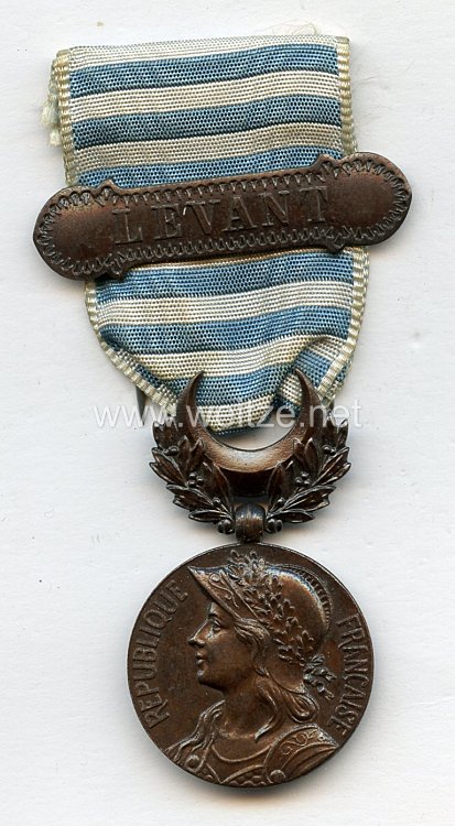 Freies Frankreich "Médaille commémorative de Syrie-Cilicie" mit Spange "Levant"