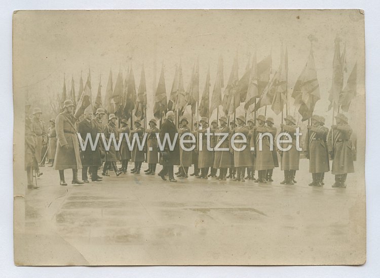 Weimarer Republik Pressefoto, Paul von Hindenburg besucht die Reichswehr