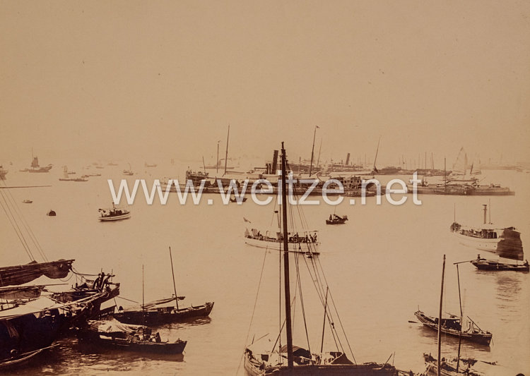 Deutsches Kaiserreich Fotos, Aufnahmen von Hongkong um 1900 Jahrhundert  Bild 2