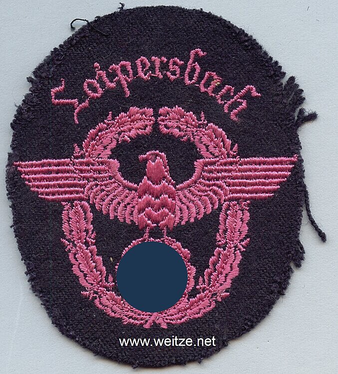 III. Reich Feuerwehr Ärmeladler 