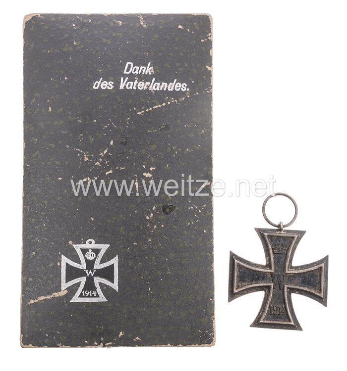 Preussen Eisernes Kreuz 1914 2. Klasse im Schmucketui Bild 2