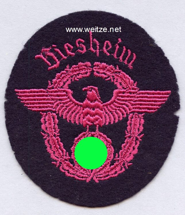 III. Reich Feuerwehr Ärmeladler " Biesheim "