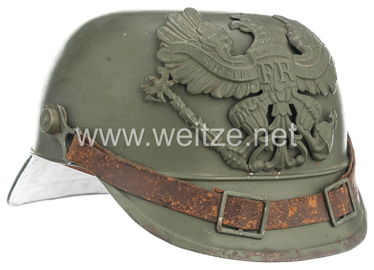 Preußen 1. Weltkrieg Stahlhelm Versuchsmodell für die Infanterie