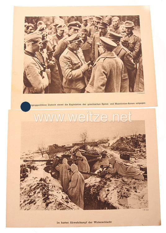 Waffen-SS - Fototafeln für die Erinnerungsmappe "Soldaten der Leibstandarte SS Adolf Hitler" Bild 2