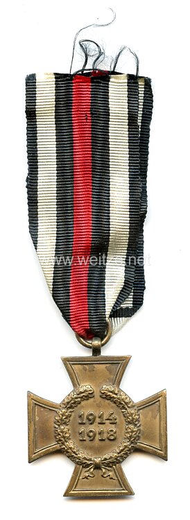 Ehrenkreuz für Kriegsteilnehmer 1914-18 - "CW"