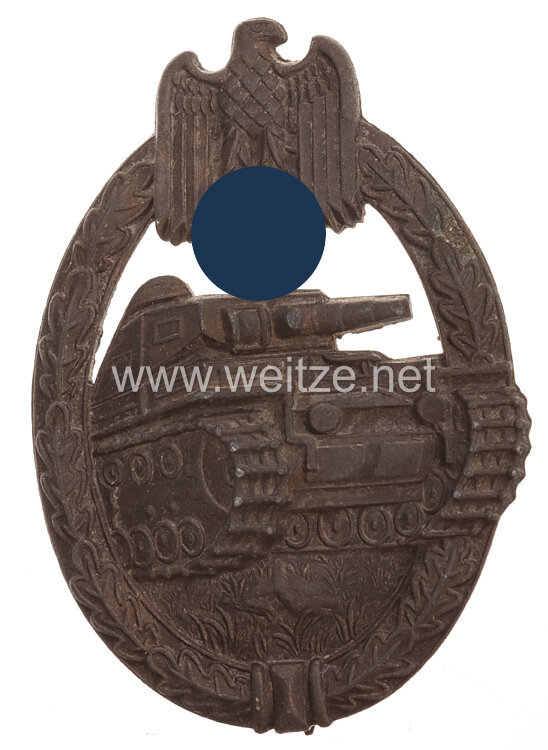 Panzerkampfabzeichen in Bronze - Meybauer - seven wheeler 