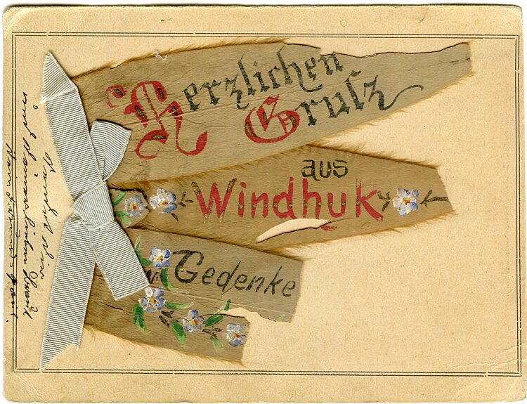 Postkarte herzlichen Gruss aus Windhuk