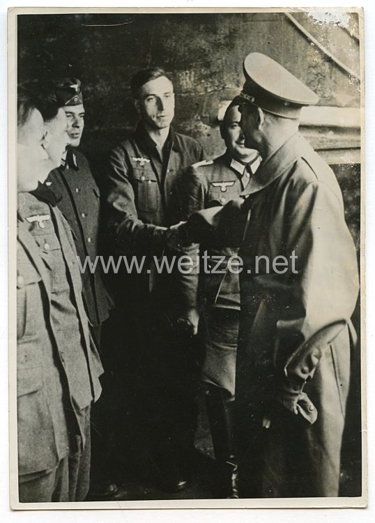 3. Reich Pressefoto: Rudolf Hess im Saarpfälzischen Grenzgebiet