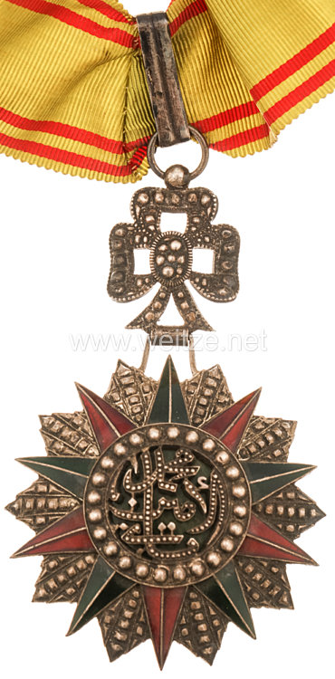 Tunesien Französisches Protektorat Orden des Ruhmes - Nishan Iftikhar Kommandeurskreuz Bild 2