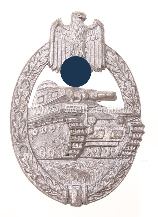 Panzerkampfabzeichen in Silber - Hermann Aurich