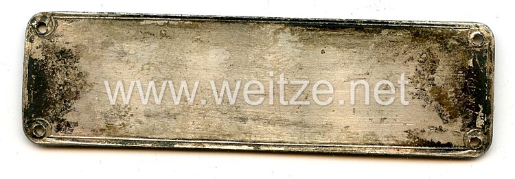 Wehrmacht Heer - Metallauflage für eine Wandplakette "Gewidmet vom Uff.Korps Stab III Inf.Rgt.26 26.9.1936" Bild 2