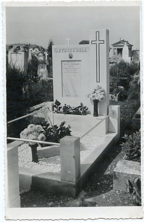Foto, Grab eines verunglückten Pionier bei einem Manöver 1938