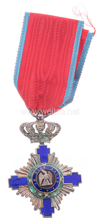 Königreich Rumänien : Orden vom Stern Rumäniens 1. Modell 1877-1932, Ritterkreuz