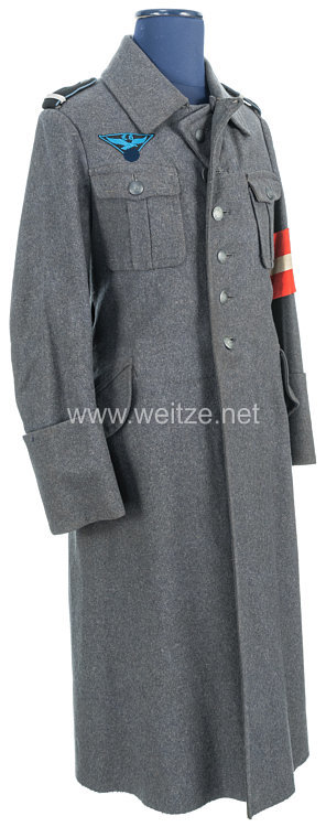 Luftwaffe - Hitlerjugend (HJ) Mantel für einen Flakhelfer 