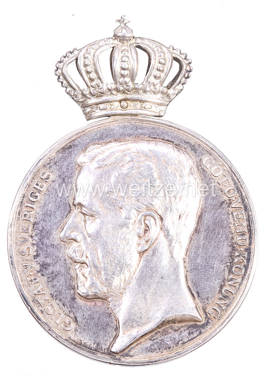 Königreich Schweden Verdienstmedaille Gustaf V Sveriges