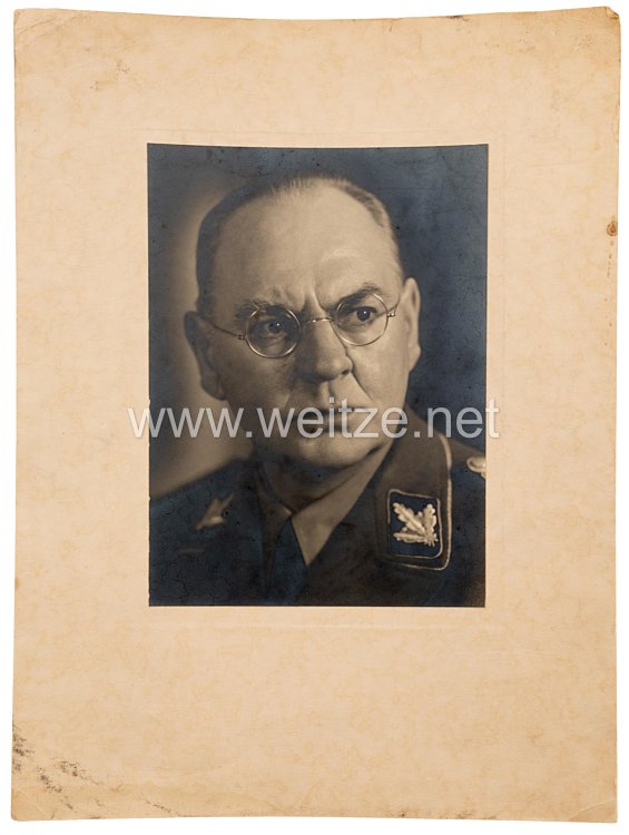 Allgemeine-SS Portraitfoto, SS-Gruppenführer Willi Parchmann