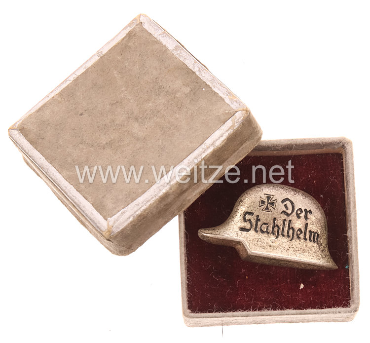 Stahlhelmbund - Mitgliedsabzeichen Kernstahlhelm 1926-1933 Luxusfertigung