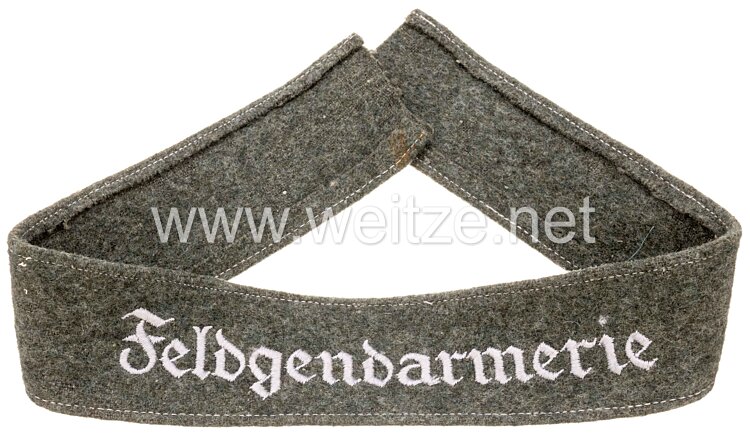 Wehrmacht Heer Ärmelband "Feldgendarmerie" für Unteroffiziere
