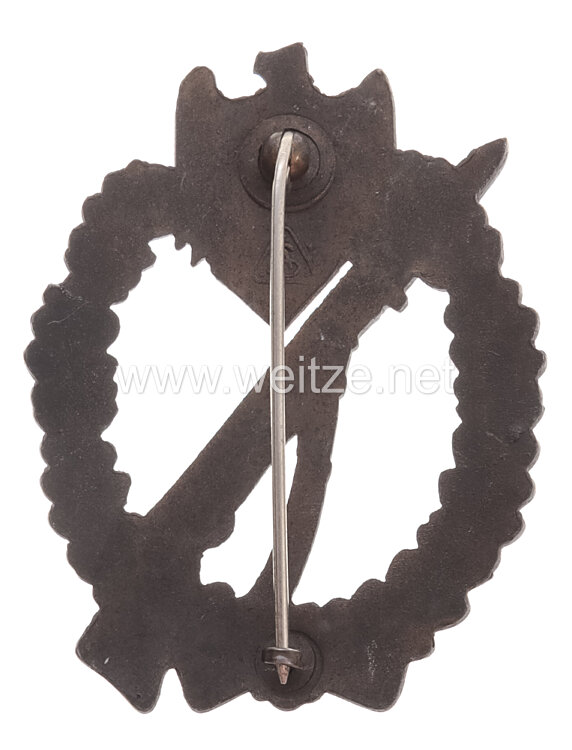 Infanteriesturmabzeichen in Bronze AS im Dreieck Bild 2