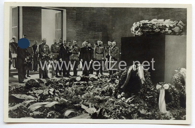 III. Reich - Propaganda-Postkarte - " Adolf Hitler - Berlin Ehrenmal "