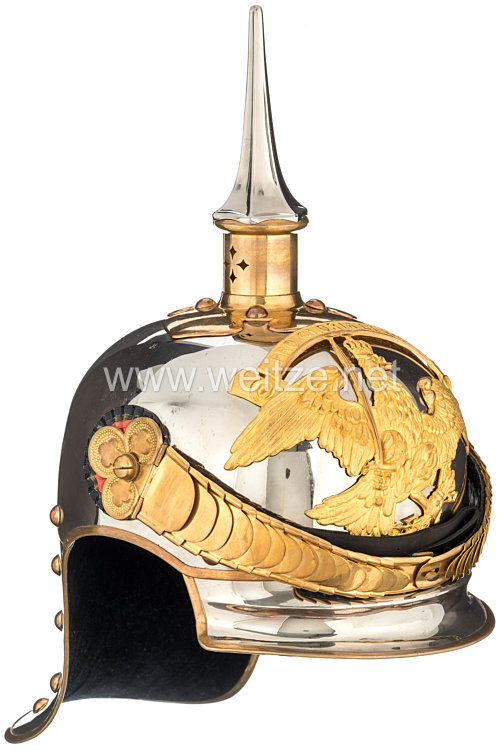 Preußen Helm aus dem Besitz von Oberstleutnant Graf von Korff im Leib-Kürassier-Regiment Großer Kurfürst (Schlesisches) Nr. 1 - in Luxusqualität 