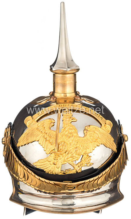 Preußen Helm aus dem Besitz von Oberstleutnant Graf von Korff im Leib-Kürassier-Regiment Großer Kurfürst (Schlesisches) Nr. 1 - in Luxusqualität  Bild 2