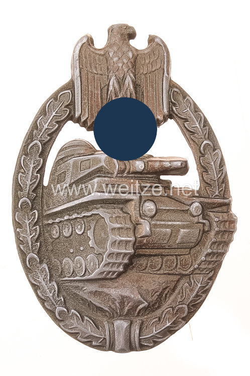 Panzerkampfabzeichen in Silber - Wilhelm Deumer