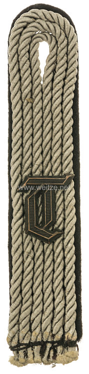 SS-Totenkopfverbände Schulterstück für einen SS-Untersturmführer bis SS-Hauptsturmführer der SS-Totenkopf-Standarte 3 