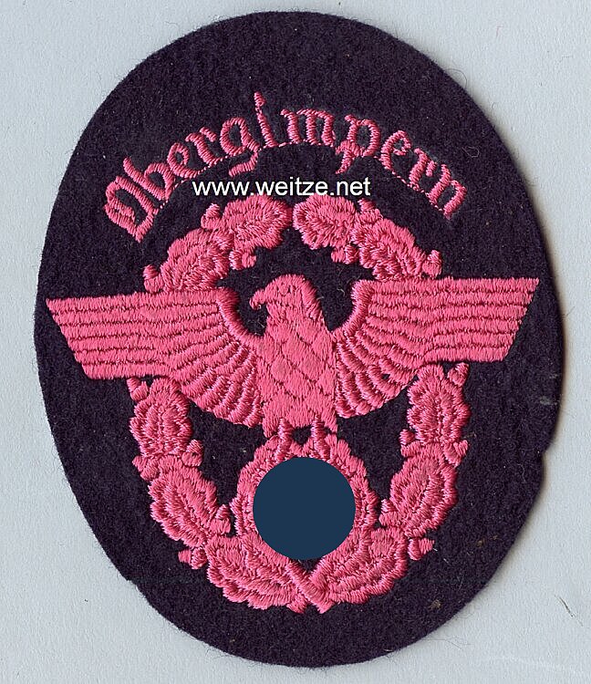 III. Reich Feuerwehr Ärmeladler " Obergimpern "